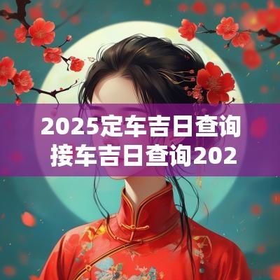 2025定车吉日查询 接车吉日查询2025年