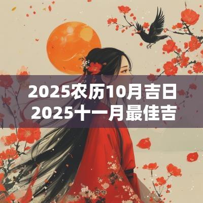 2025农历10月吉日 2025十一月最佳吉日