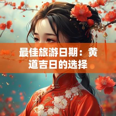最佳旅游日期：黄道吉日的选择