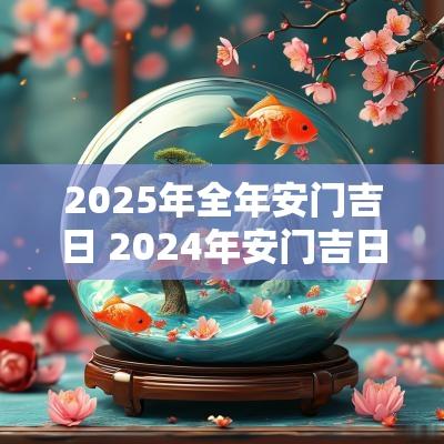 2025年全年安门吉日 2025年安门吉日一览表