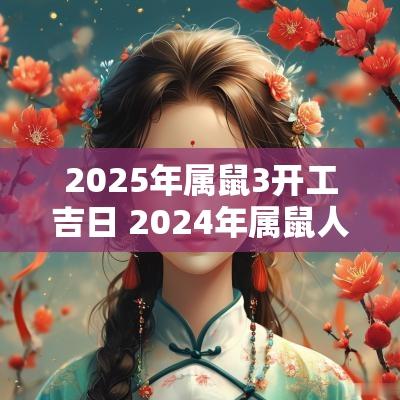2025年属鼠3开工吉日 2025年属鼠人2月开工吉日和时间