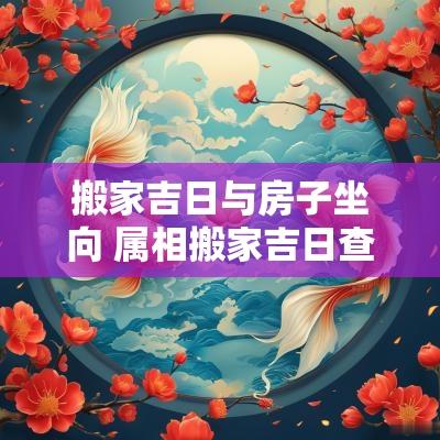 搬家吉日与房子坐向 属相搬家吉日查询表