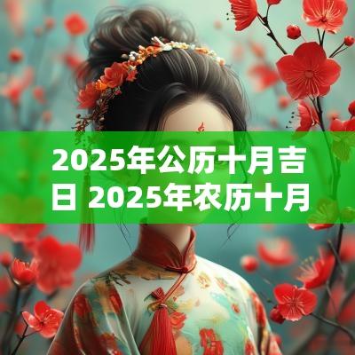 2025年公历十月吉日 2025年农历十月十一是吉日吗