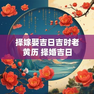 择嫁娶吉日吉时老黄历 择婚吉日