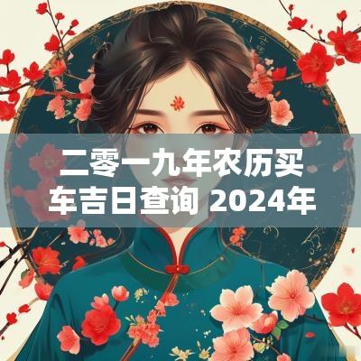 二零一九年农历买车吉日查询 2025年9月份买车吉日查询