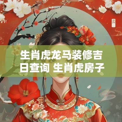 生肖虎龙马装修吉日查询 生肖虎房子装修吉日