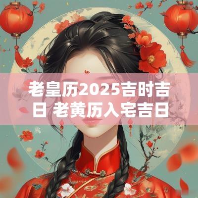 老皇历2025吉时吉日 老黄历入宅吉日2025