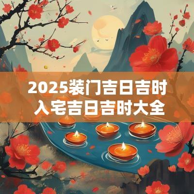 2025装门吉日吉时 入宅吉日吉时大全2025