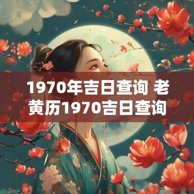 1970年吉日查询 老黄历1970吉日查询