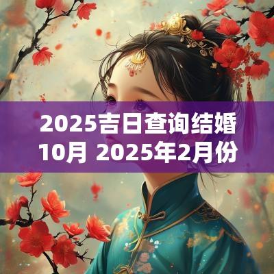 2025吉日查询结婚10月 2025年2月份的结婚吉日查询老黄历