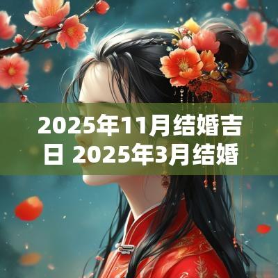 2025年11月结婚吉日 2025年3月结婚吉日