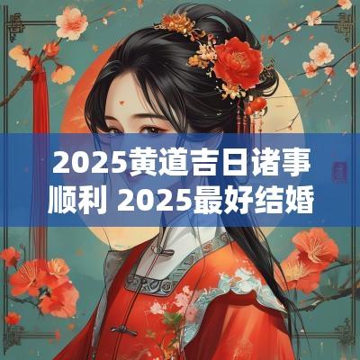 2025黄道吉日诸事顺利 2025最好结婚黄道吉日