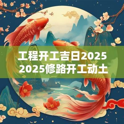 工程开工吉日2025 2025修路开工动土吉日
