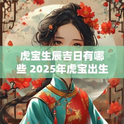 虎宝生辰吉日有哪些 2025年虎宝出生吉日