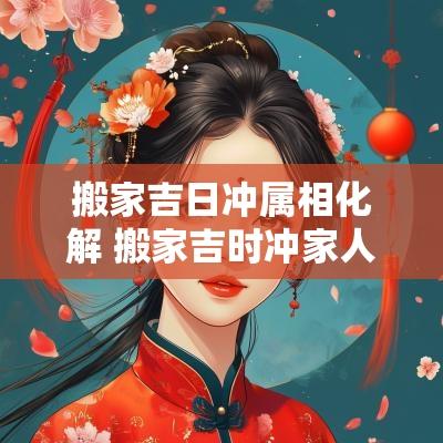 搬家吉日冲属相化解 搬家吉时冲家人属相怎么办