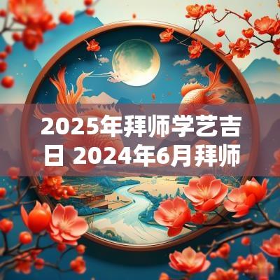 2025年拜师学艺吉日 2025年6月拜师吉日一览表