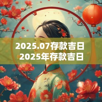 2025.07存款吉日 2025年存款吉日