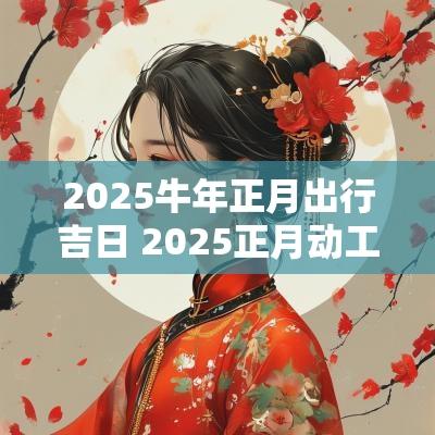 2025蛇年正月出行吉日 2025正月动工吉日