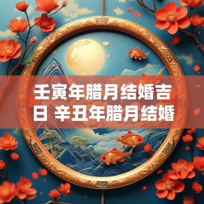 壬寅年腊月结婚吉日 辛丑年腊月结婚吉日