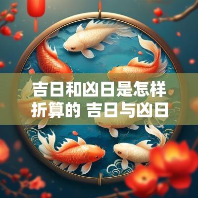 吉日和凶日是怎样折算的 吉日与凶日的存在事实是什么