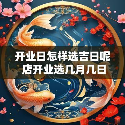 开业日怎样选吉日呢 店开业选几月几日最好