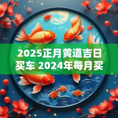 2025正月黄道吉日买车 2025年每月买车黄道吉日