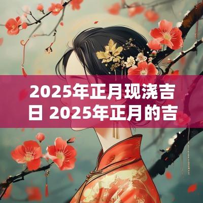 2025年正月现浇吉日 2025年正月的吉日查询