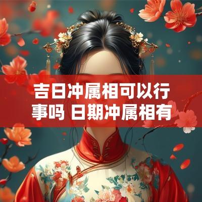 吉日冲属相可以行事吗 日期冲属相有啥禁忌吗