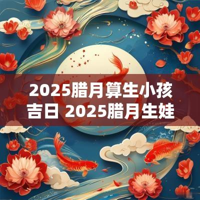 2025腊月算生小孩吉日 2025腊月生娃吉日吉时