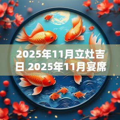 2025年11月立灶吉日 2025年11月宴席吉日