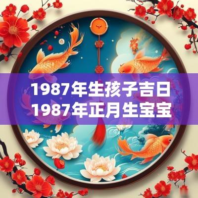 1987年生孩子吉日 1987年正月生宝宝吉日
