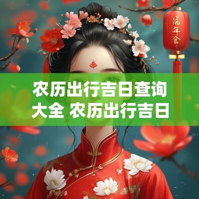 农历出行吉日查询大全 农历出行吉日查询系统