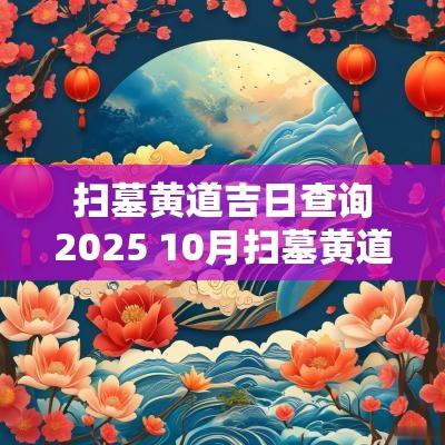 扫墓黄道吉日查询2025 10月扫墓黄道吉日一览表