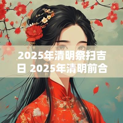 2025年清明祭扫吉日 2025年清明前合葬吉日