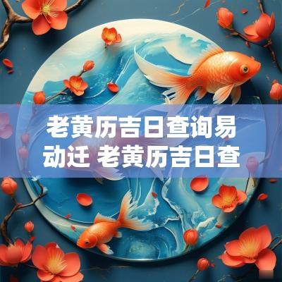 老黄历吉日查询易动迁 老黄历吉日查询