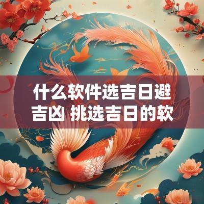 什么软件选吉日避吉凶 挑选吉日的软件哪款好