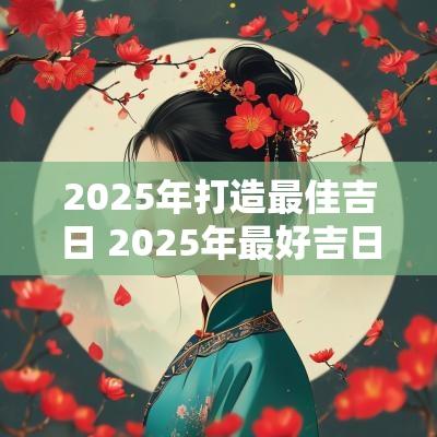 2025年打造最佳吉日 2025年最好吉日吉时