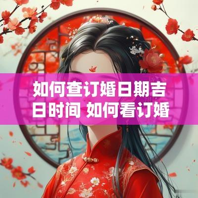 如何查订婚日期吉日时间 如何看订婚日期和吉日