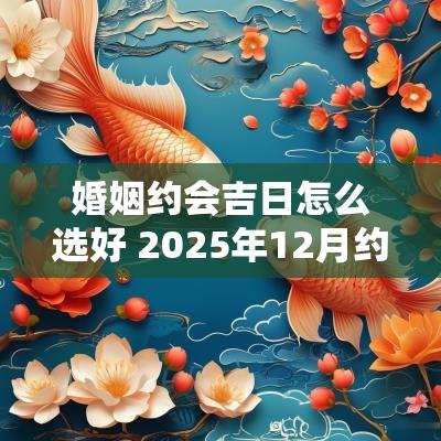 婚姻约会吉日怎么选好 2025年12月约会吉日