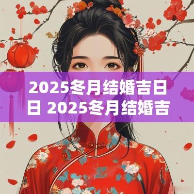 2025冬月结婚吉日日 2025冬月结婚吉日选择