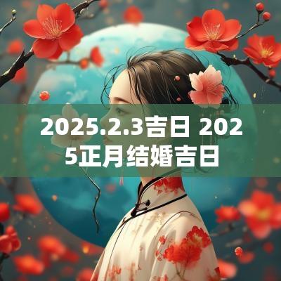 2025.2.3吉日 2025正月结婚吉日