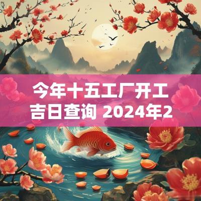 今年十五工厂开工吉日查询 2025年2月工厂开工吉日查询表