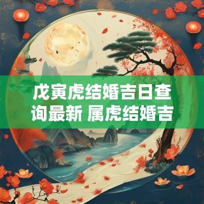 戊寅虎结婚吉日查询最新 属虎结婚吉日一览表