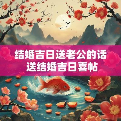 结婚吉日送老公的话 送结婚吉日喜帖