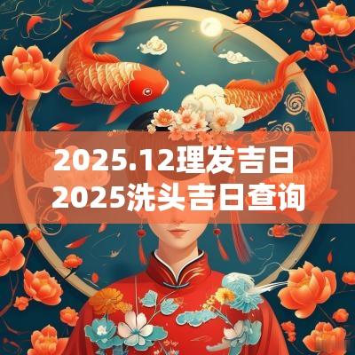 2025.12理发吉日 2025洗头吉日查询表