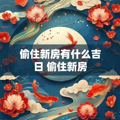 偷住新房有什么吉日 偷住新房