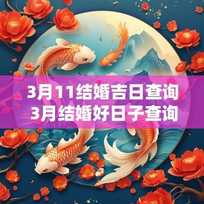 3月11结婚吉日查询 3月结婚好日子查询