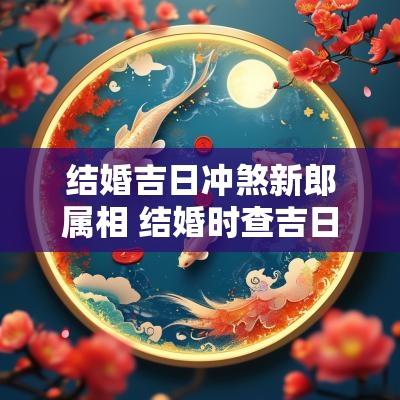 结婚吉日冲煞新郎属相 结婚时查吉日冲属相好吗