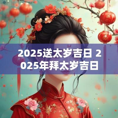 2025送太岁吉日 2025年拜太岁吉日