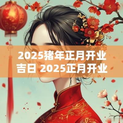 2025猪年正月开业吉日 2025正月开业吉日祝福语
